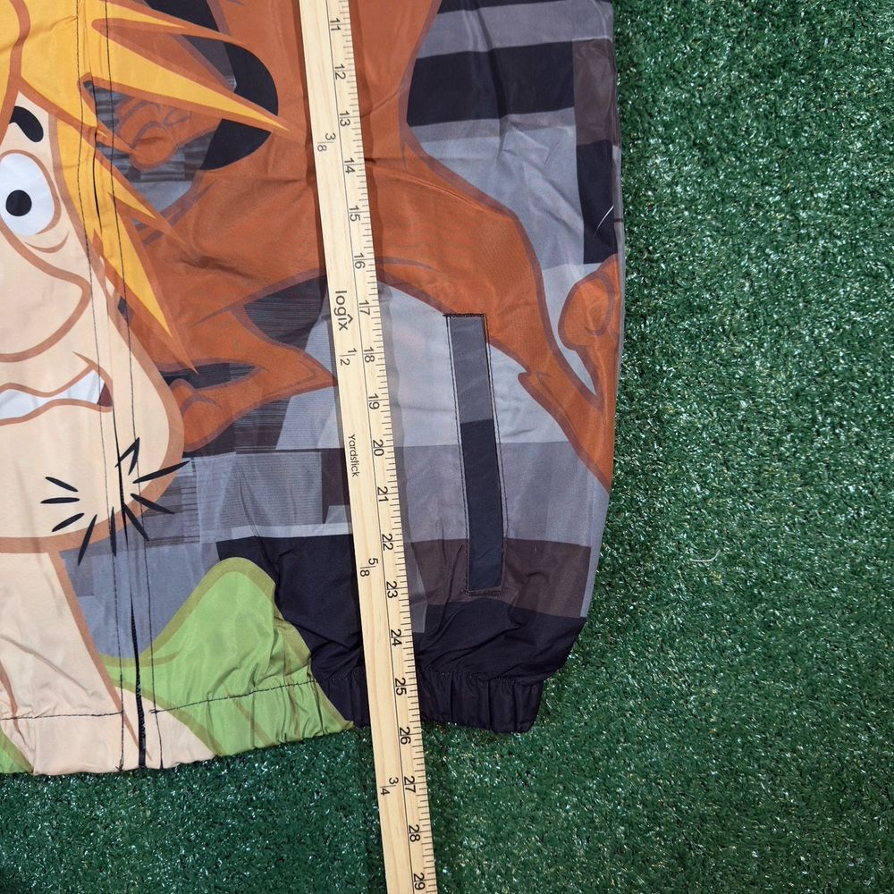 MENS MEMBERS‎ ONLY SCOOBY DOO SHAGGY WINDBREAKER HOODIE JACKET - SMALL - Picture 9 of 9